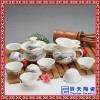 玲珑镂空茶具套装青花瓷日式功夫茶具品送礼礼盒装