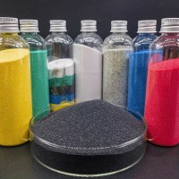 色彩丰富耐污性强轻质彩砂填料 美缝剂真瓷胶用低增粘韧性强